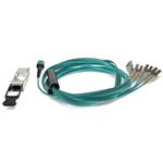 Picture of HP® JG325B Compatible TAA Compliant 40GBase-SR4 QSFP+ Transceiver (MMF, 850nm, 1m, MPO, DOM)