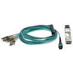 Picture of HP® JG325B Compatible TAA Compliant 40GBase-SR4 QSFP+ Transceiver (MMF, 850nm, 1m, MPO, DOM)