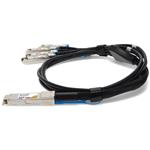 Picture of Juniper Networks® JNP-100G-4X25G-5M Compatible TAA 100GBase-CU QSFP28 to 4xSFP28 Direct Attach Cable (Passive Twinax, 5m)