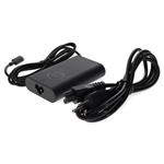 Picture of Dell® LA65NM170 Compatible USB 3.1 (C) Male to NEMA 5-15P Male 65W 20V at 3.25A Black USB-C Laptop Power Adapter and Cable