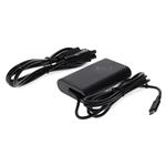 Picture of Dell® LA65NM170 Compatible USB 3.1 (C) Male to NEMA 5-15P Male 65W 20V at 3.25A Black USB-C Laptop Power Adapter and Cable