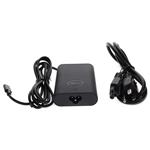Picture of Dell® LA65NM170 Compatible USB 3.1 (C) Male to NEMA 5-15P Male 65W 20V at 3.25A Black USB-C Laptop Power Adapter and Cable