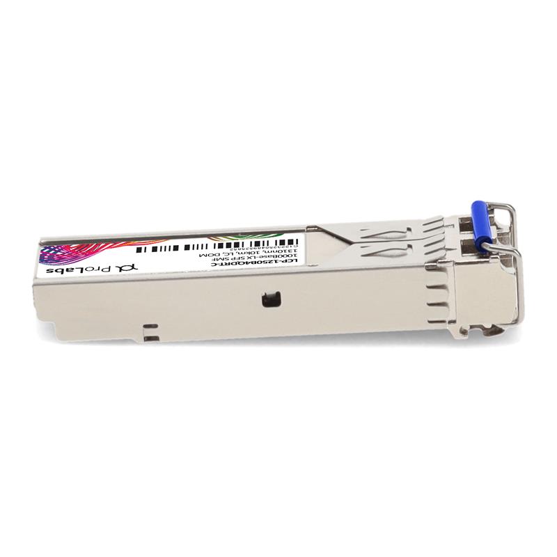 Picture of Delta® LCP-1250B4QDRT Compatible TAA 1000Base-LX SFP Transceiver (SMF, 1310nm, 10km, LC, DOM)