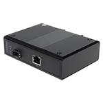 Picture of 1 10/100/1000Base-TX(RJ-45) to 1 Open SFP Port Industrial Media Converter