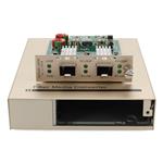 Picture of 10G OEO Converter (3R Repeater) with 2 Open SFP+ Slots Standalone Media Converter Card Kit with AC Power Supply