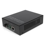 Picture of 10/100/1000Base-TX(RJ-45) to Open SFP Port POE+ Media Converter