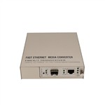 Picture of 10/100Base-TX(RJ-45) to Open SFP Port Managed Media Converter