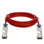 Picture of Mellanox® MCP1600-C001 Compatible TAA Compliant 100GBase-CU QSFP28 Red Direct Attach Cable (Passive Twinax, 1m)