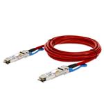 Picture of Mellanox® MCP1600-C004 Compatible TAA Compliant 100GBase-CU QSFP28 Red Direct Attach Cable (Passive Twinax, 4m)