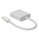 Picture of Mini-DisplayPort 1.1 Male to DVI-I (29 pin) Female White Adapter For Resolution Up to 1920x1200 (WUXGA)
