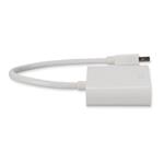 Picture of Mini-DisplayPort 1.1 Male to DVI-I (29 pin) Female White Adapter For Resolution Up to 1920x1200 (WUXGA)