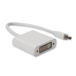Picture of Mini-DisplayPort 1.1 Male to DVI-I (29 pin) Female White Adapter For Resolution Up to 1920x1200 (WUXGA)