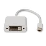 Picture of Mini-DisplayPort 1.1 Male to DVI-I (29 pin) Female White Adapter For Resolution Up to 1920x1200 (WUXGA)
