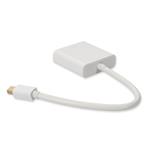 Picture of Mini-DisplayPort 1.1 Male to VGA Female White Adapter Which Supports Intel® Thunderbolt For Resolution Up to 1920x1200 (WUXGA)