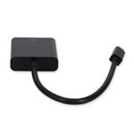 Picture of Mini-DisplayPort 1.1 Male to DVI-I (29 pin) Female Black Adapter For Resolution Up to 1920x1200 (WUXGA)