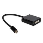 Picture of Mini-DisplayPort 1.1 Male to DVI-I (29 pin) Female Black Adapter For Resolution Up to 1920x1200 (WUXGA)