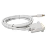 Picture of 6ft Mini-DisplayPort Male to DVI-D Male Adapter Cable White