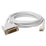 Picture of 6ft Mini-DisplayPort Male to DVI-D Male Adapter Cable White