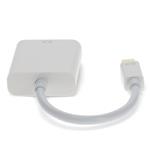 Picture of Mini-DisplayPort 1.1 Male to VGA Female Black Adapter Which Supports Intel® Thunderbolt For Resolution Up to 1920x1200 (WUXGA)