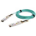 Picture of Mellanox® MFA1A00-E010 Compatible TAA Compliant 100GBase-AOC QSFP28 Active Optical Cable (850nm, MMF, 10m)