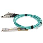 Picture of Mellanox® MFA7A50-C003 Compatible 100GBase-AOC QSFP28 to 4xSFP28 Active Optical Cable (850nm, MMF, 3m)
