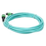 Picture of 3m MPO/APC to MPO/APC Aqua OM4 LSZH 12-Strand Fiber Patch Cable