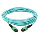 Picture of 3m MPO/APC to MPO/APC Aqua OM4 LSZH 12-Strand Fiber Patch Cable