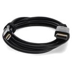 Picture of 10ft Mini-DisplayPort 1.1 Male to DisplayPort 1.2 Male Black Cable For Resolution Up to 3840x2160 (4K UHD)