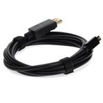 Picture of 6ft Mini-DisplayPort 1.1 Male to DisplayPort 1.2 Male Black Cable For Resolution Up to 3840x2160 (4K UHD)
