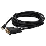 Picture of 10ft (3.1m) Mini-DisplayPort Male to DVI-D (24+1pin) Male Black Adapter Cable, up to 1080P, 60Hz,