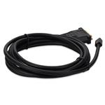 Picture of 10ft (3.1m) Mini-DisplayPort Male to DVI-D (24+1pin) Male Black Adapter Cable, up to 1080P, 60Hz,