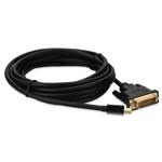 Picture of 10ft (3.1m) Mini-DisplayPort Male to DVI-D (24+1pin) Male Black Adapter Cable, up to 1080P, 60Hz,
