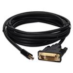 Picture of 10ft (3.1m) Mini-DisplayPort Male to DVI-D (24+1pin) Male Black Adapter Cable, up to 1080P, 60Hz,