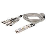 Picture of Mellanox® Compatible TAA 400GBase-CU OSFP to 4xQSFP56 Direct Attach Cable (Passive Twinax, 0.5m)
