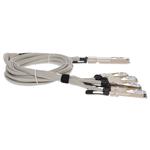 Picture of Arista Networks® Compatible TAA 400GBase-CU OSFP to 4xQSFP56 Direct Attach Cable (Passive Twinax, 1.5m)