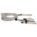 Picture of Mellanox® Compatible TAA 400GBase-CU OSFP to 4xQSFP56 Direct Attach Cable (Passive Twinax, 3m)