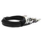 Picture of MSA and TAA Compliant 200GBase-CU OSFP to 8xSFP28 Direct Attach Cable (Passive Twinax, 3m)