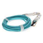 Picture of MSA and TAA 400GBase-AOC OSFP to OSFP (850nm, OM3, Aqua, 15m) CMIS 4.0 CDR