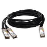 Picture of HP® P06248-B21 Compatible TAA 200GBase-CU QSFP56 to 2xQSFP56 Infiniband HDR Direct Attach Cable (Passive Twinax, 1m, LSZH)