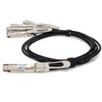 Picture of MSA and TAA Compliant 200GBase-CU QSFP-DD 200G to 4xQSFP28 50G NRZ Direct Attach Cable (Passive Twinax, 1m)