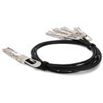 Picture of MSA and TAA Compliant 200GBase-CU QSFP-DD 200G to 4xQSFP28 50G NRZ Direct Attach Cable (Passive Twinax, 1m)