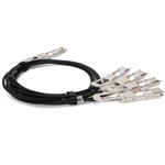 Picture of MSA and TAA Compliant 200GBase-CU QSFP-DD 200G to 4xQSFP28 50G NRZ Direct Attach Cable (Passive Twinax, 1m)