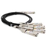 Picture of MSA and TAA Compliant 200GBase-CU QSFP-DD 200G to 4xQSFP28 50G NRZ Direct Attach Cable (Passive Twinax, 1m)