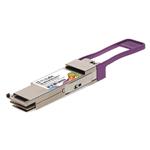 Picture of Alcatel-Lucent Nokia® Compatible TAA 100GBase-BX LR1 PAM4 QSFP28 Transceiver Single Lambda (SMF, 1291nmTx/1311nmRx, 20km, LC, DOM, -40 to 85C)
