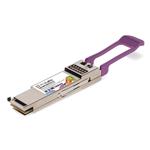 Picture of MSA and TAA 50GBase-BX PAM4 QSFP28 Transceiver (SMF, 1271nmTx/1331nmRx, 10km, LC, DOM)