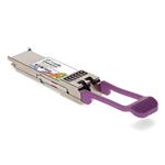 Picture of MSA and TAA 50GBase-BX PAM4 QSFP28 Transceiver (SMF, 1271nmTx/1331nmRx, 10km, LC, DOM)