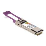 Picture of MSA and TAA 50GBase-BX PAM4 QSFP28 Transceiver (SMF, 1271nmTx/1331nmRx, 10km, LC, DOM)