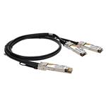 Picture of Cisco® Compatible TAA Compliant 200GBase-CU QSFPDDto2x 100GbQSFP28 Direct Attach Cable (Passive Twinax, 3m)