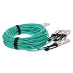 Picture of Cisco® Compatible 400GBase-AOC QSFP-DD to 4xQSFP56 PAM-4 Active Optical Cable (850nm, MMF, 25m) CMIS 3.0
