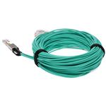 Picture of MSA and TAA Compliant 400GBase-AOC QSFP-DD to 4xQSFP56 PAM-4 Active Optical Cable (850nm, MMF, 25m) CMIS 3.0